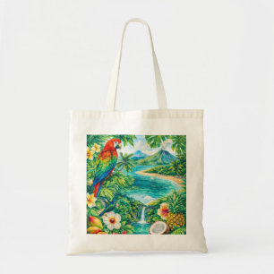 Tote Bag Plage paradisiaque tropicale de Guadeloupe