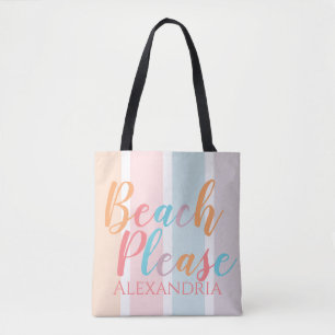 Tote Bag Plage personnalisée Plage