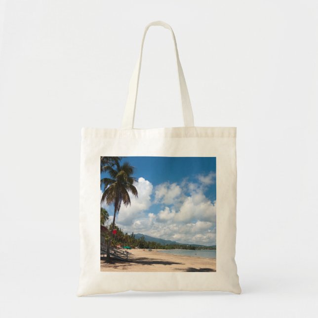 Tote Bag Plage Porto Rico de Luquillo (Devant)