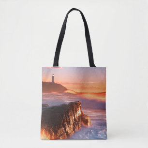Tote Bag Plage principale de soldats du phare de Norah,