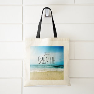 Tote Bag Plage Respirer simplement