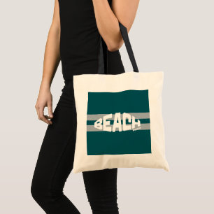 Tote Bag Plage S'Il Vous Plaît Philly Football Green Beach