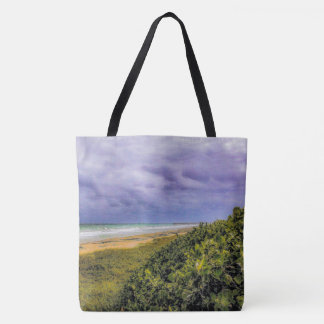 Tote Bag Plage Stormy Jupiter
