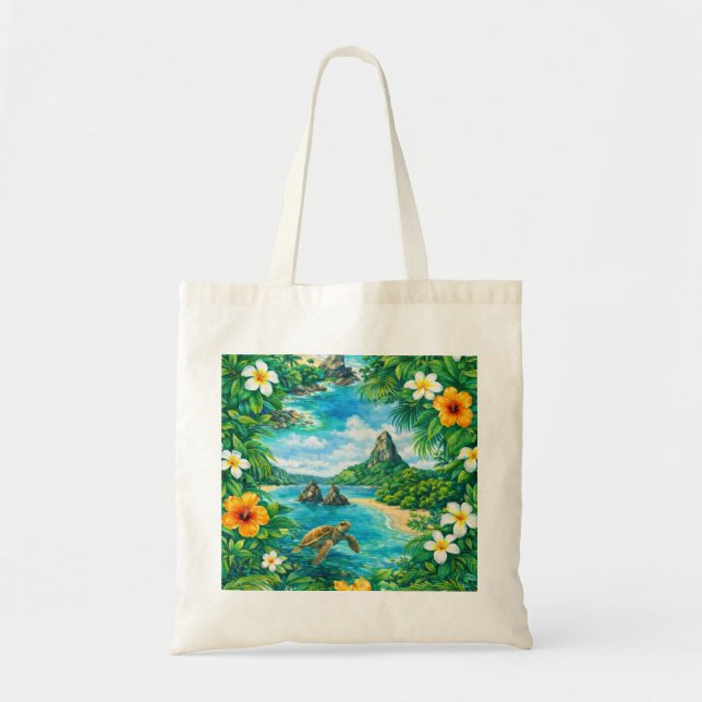 Tote Bag Plage tropicale de Fernando de Noronha (Devant)