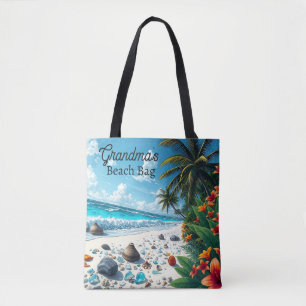 Tote Bag Plage Tropicale Plage Plage Plage Plage Plage Côti