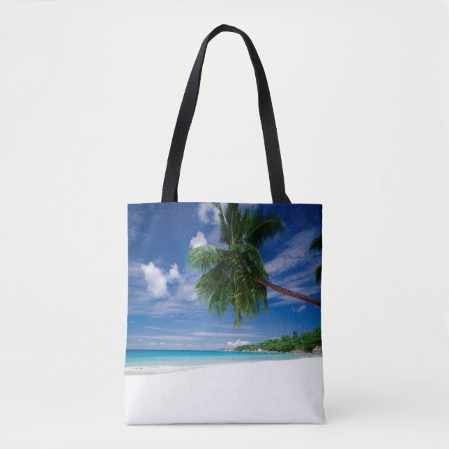 Tote Bag Plage tropicale | Seychelles (Devant)