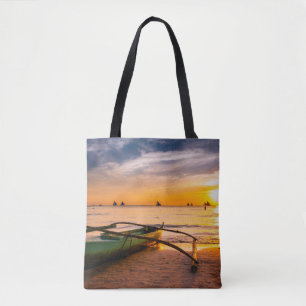 Tote Bag Plages tropicales Boracay's White Beach