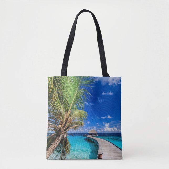 Tote Bag Plages tropicales | Dusit Thani Maldives (Devant)