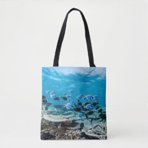 Tote Bag Plages tropicales   Esturgeon Parmi le corail