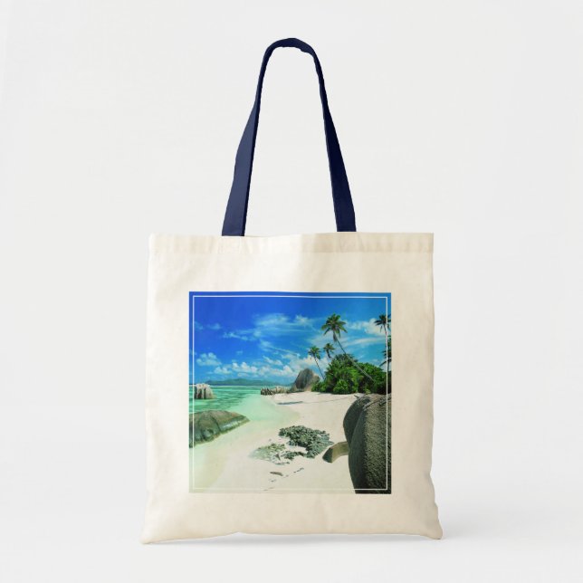 Tote Bag Plages tropicales | L'île de La Digue (Devant)