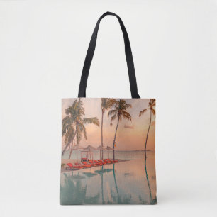 Tote Bag Plages tropicales Maldives Tropical Beach & Pool