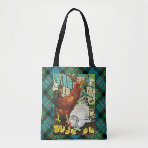 Tote Bag Plaid de tartan de Ferguson fourre-tout