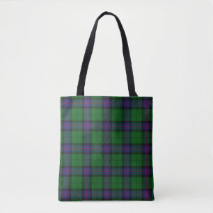 Tote Bag Plaid de tartan écossais d'Armstrong de clan