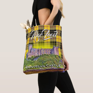 Tote Bag Plaid de tartan écossais de château de MacLeod