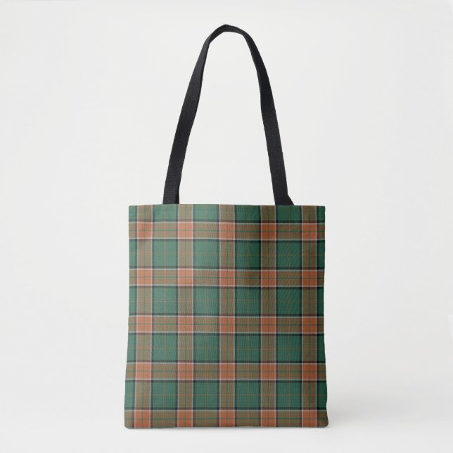 Tote Bag Plaid de tartan écossais de colin de clan (Devant)