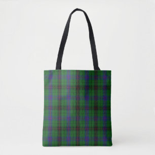 Tote Bag Plaid de tartan écossais de Davidson de clan