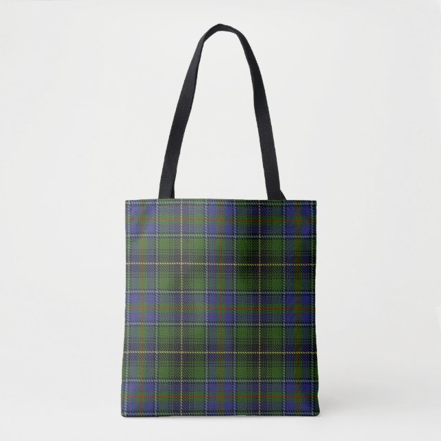 Tote Bag Plaid de tartan écossais de MacInnes de clan (Devant)