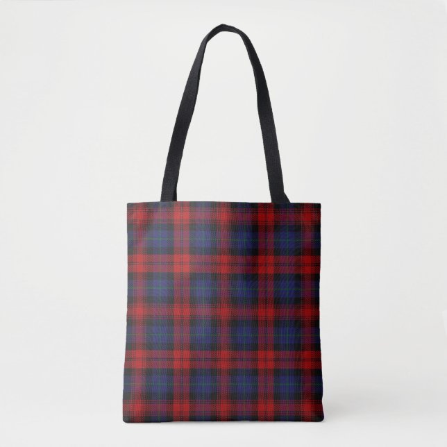 Tote Bag Plaid de tartan écossais de MacLachlan McLaughlin (Devant)
