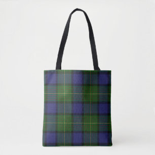 Tote Bag Plaid de tartan écossais de Muir de clan