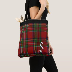 Tote Bag Plaid royal classique de Stewart décoré d'un