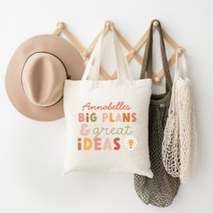 Tote Bag Plan de typographie moderne coloré et audacieux et