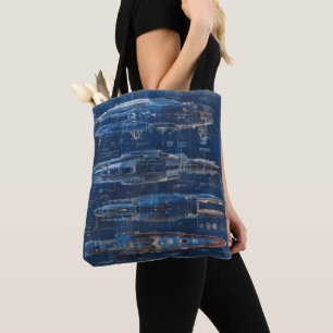 Tote Bag Plan d'expédition spatiale