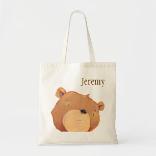 Tote Bag Plan rapproché de grand ours Brown