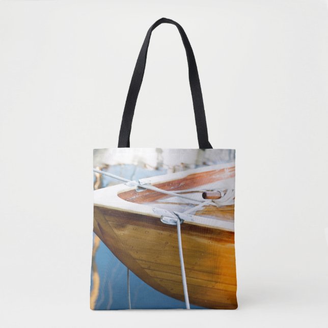 Tote Bag Plan rapproché sur attaché le bateau (Devant)