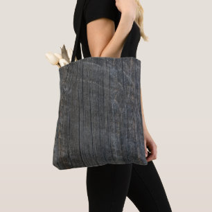 Tote Bag Planche de grange vieillie et patinée 
