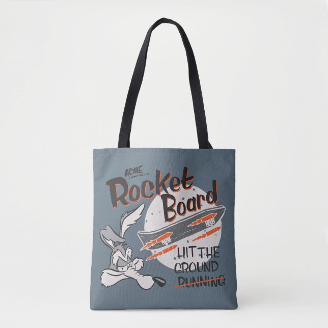 Tote Bag Planchette Fusée ACME de B. COYOTE™ (Devant)