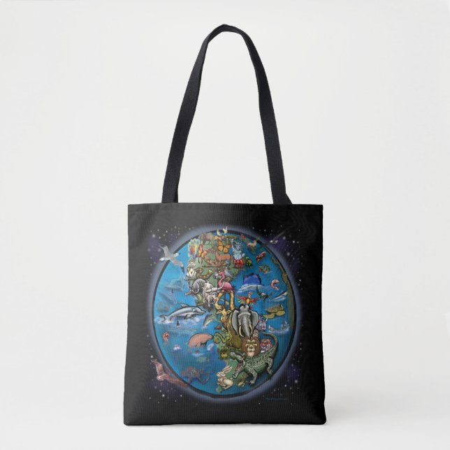 Tote Bag Planète Animale (Devant)