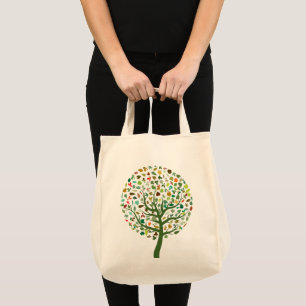 Tote Bag Planète écologique de l'arbre vert