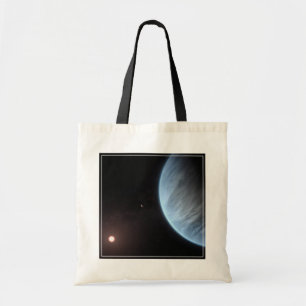 Tote Bag Planète K2-18b, Étoile Hôte Et Planète Accompagnan