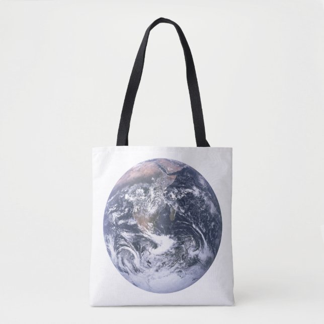 Tote Bag Planète Terre du Jour des terres spatial (Devant)