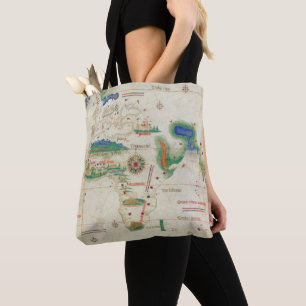 Tote Bag Planisphere 1502 de Cantino