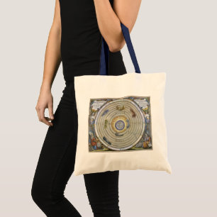 Tote Bag Planisphère Ptolémaïque vintage par Andreas Cellar