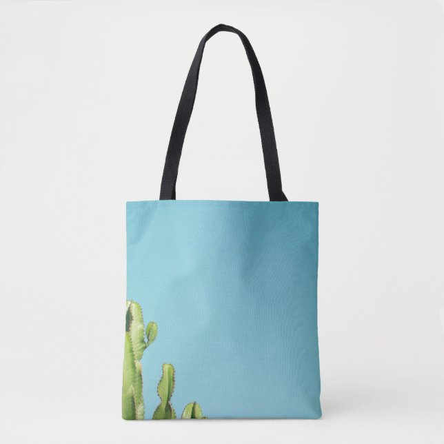 Tote Bag Plante cactus vert (Devant)