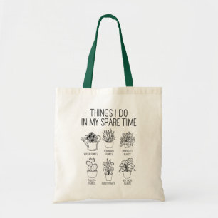 Tote Bag Plante Lover Cadeaux Que Je Fais Dans Mon Temps De