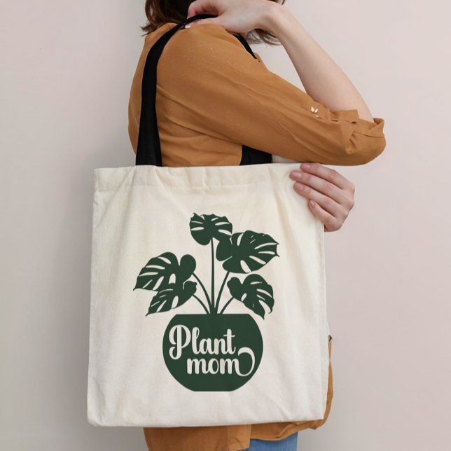 Tote Bag Plante Maman Plante à pots verts (Créateur téléchargé)