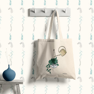 Tote Bag Plante suspendue avec votre nom