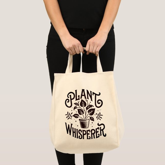 Tote Bag Plante Whisperer (Devant (produit))