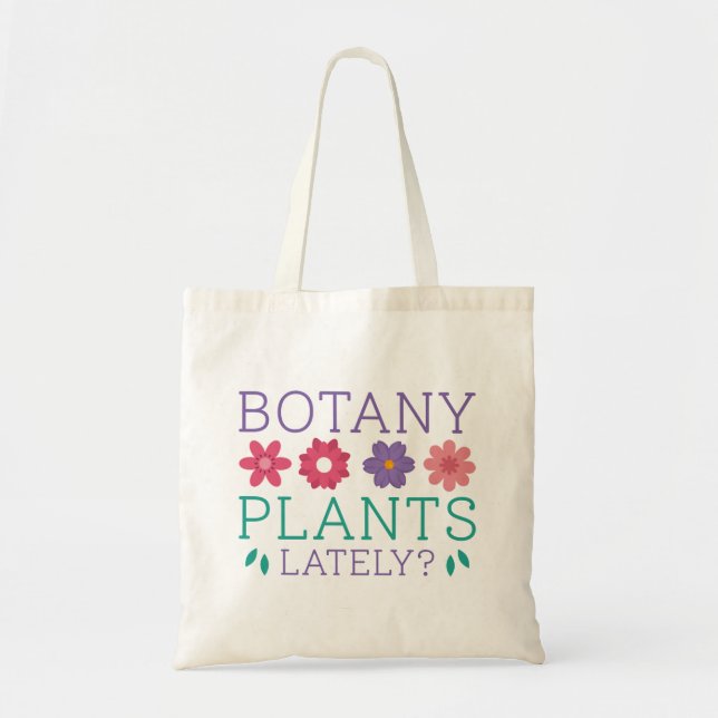 Tote Bag Plantes botaniques récemment (Devant)