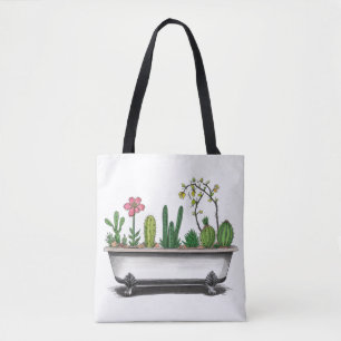 Tote Bag Plantes de Cactus mignons
