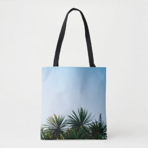Tote Bag Plantes de feuilles vertes sous ciel clair