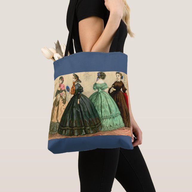 Tote Bag Plaque de mode allemande 1861 (De près)