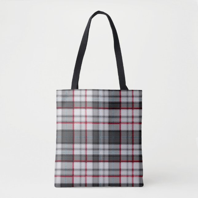 Tote Bag Plaque de tartane texturée grise (Devant)