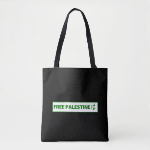 Tote Bag Plaque d'immatriculation de voiture Palestine - Fr