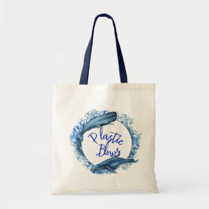Tote Bag Plastique de baleine écologique souffle sauve notr