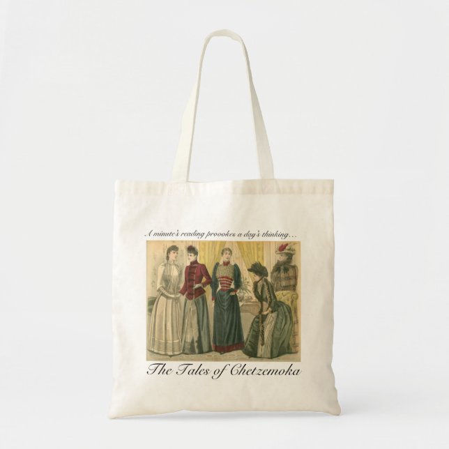 Tote Bag Plat de mode victorien (Devant)