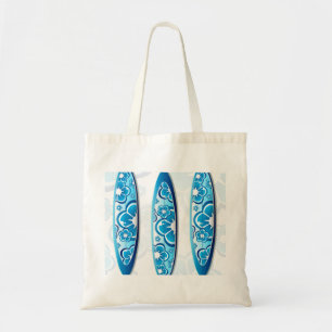 Tote Bag Plats bleus Plage d'été art